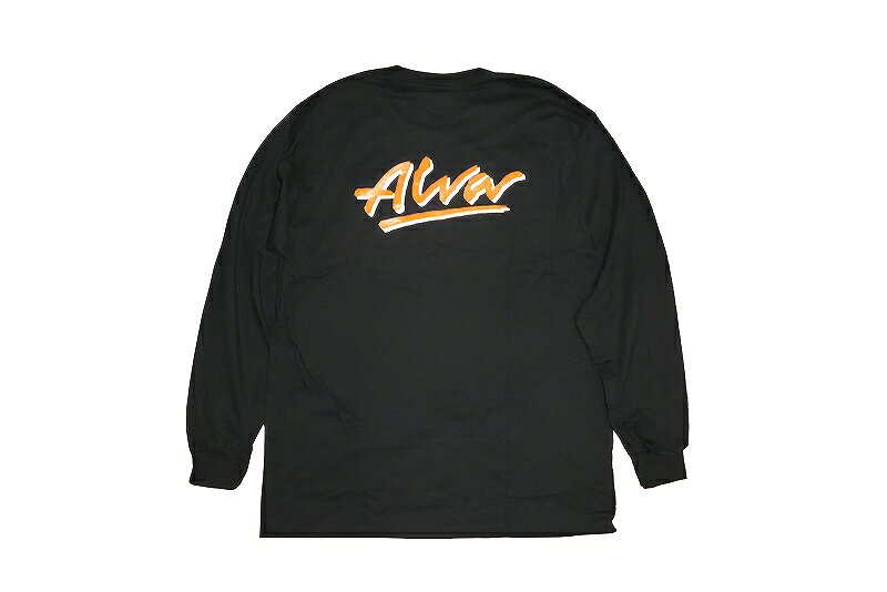 Rakuten - ALVA SKATES トニーアルバ TONY ALVA O.G SHADOW LOGO オリジナル シャドウロゴ ロングスリーブ ロンT 黒 BLACK/OANGE/WHITE ブラック/オレンジ/ホワイト