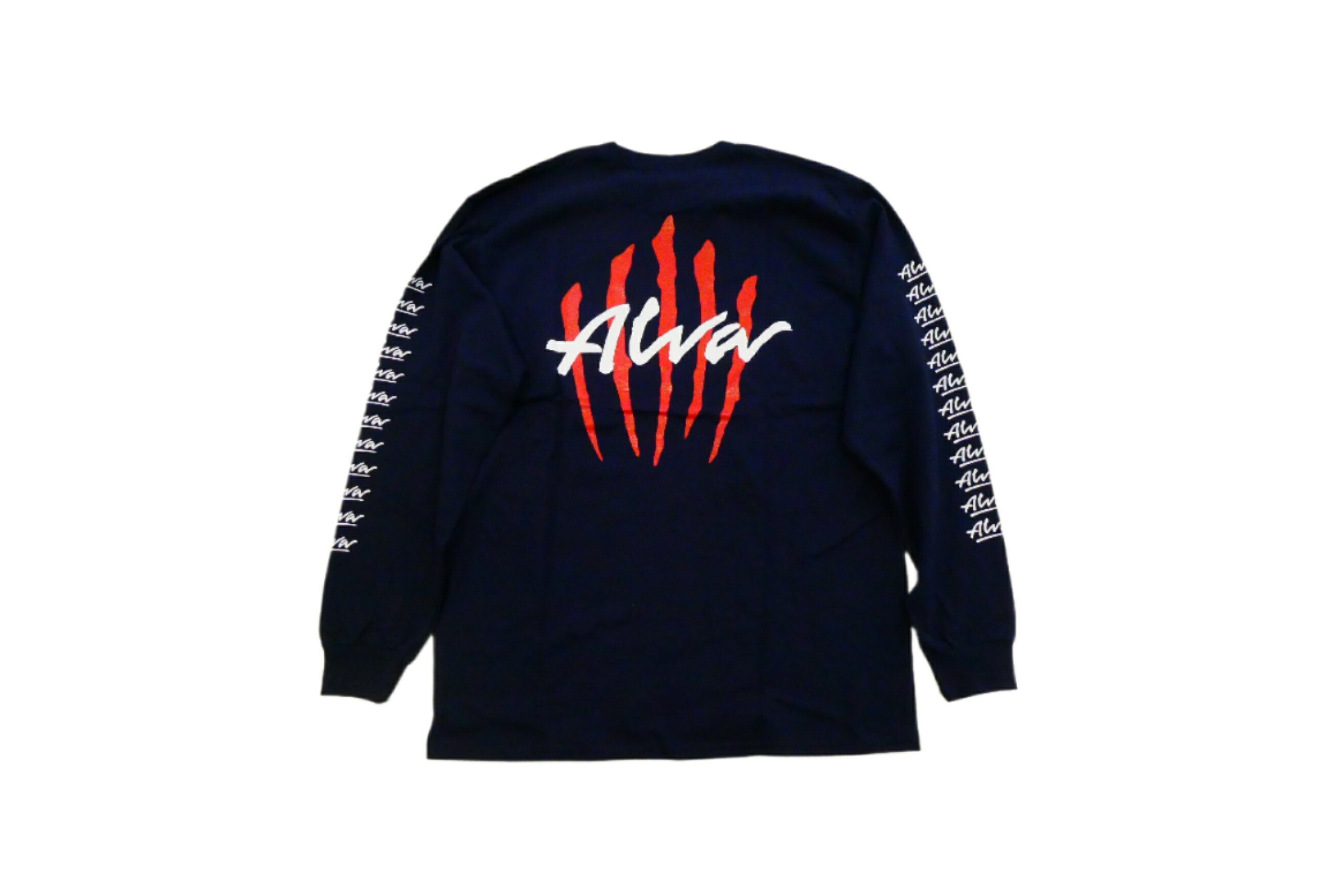Rakuten - ALVA トニーアルバ TONY ALVA SCRATCH スクラッチ ロゴ ロングスリーブ ロンT 紺　ネイビー