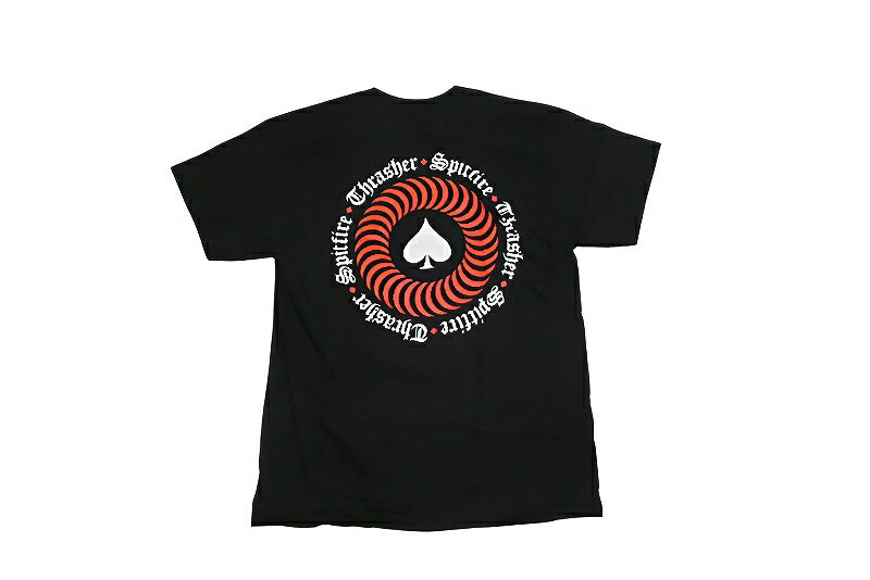 Rakuten - SPITFIRE x THRASHER THE END OATH スラッシャー スピットファイア コラボ Tシャツ BLACK 黒 ブラック
