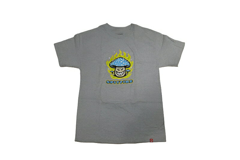 SPITFIRE スピットファイア MUSHROOM BIGHEAD　マッシュルーム ビッグヘッド Tシャツ HEATHER GREY ヘザーグレー