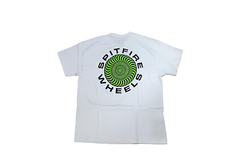 Rakuten - SPITFIRE スピットファイア CLASSIC 87 SWIRL FORMULA POCKET スワール ポケット Tシャツ WHITE/BLACK/GREEN ホワイト/ブラック/グリーン