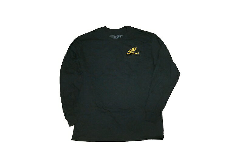 Print - ANTIHERO アンタイヒーロー　MOTORIZED L/S モトライズド ポケット ロングスリーブ ロンT BLACK/GOLD 黒 ブラック/ゴールド