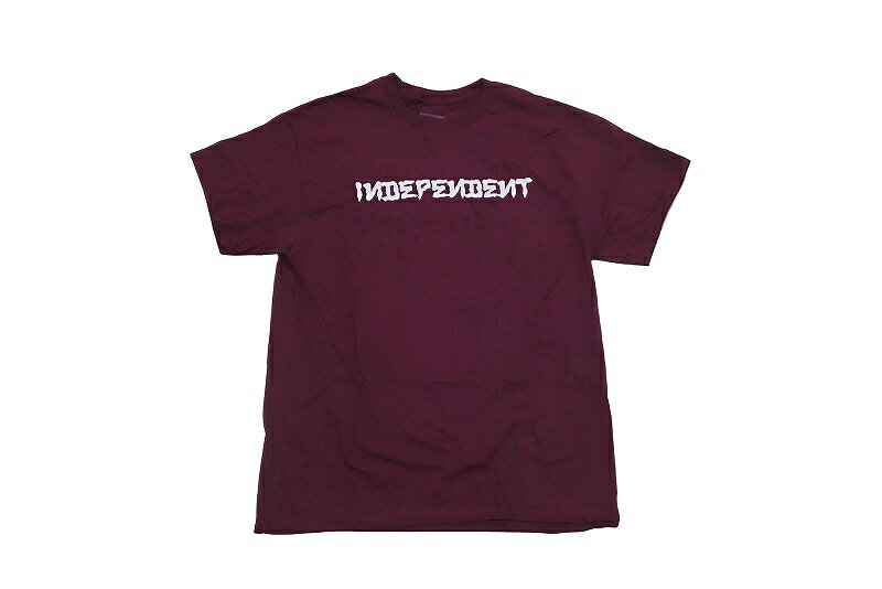INDEPENDENT x ERIC DRESSEN BAR LOGO エリック ドレッセン バーロゴ Tシャツ MAROON マルーン