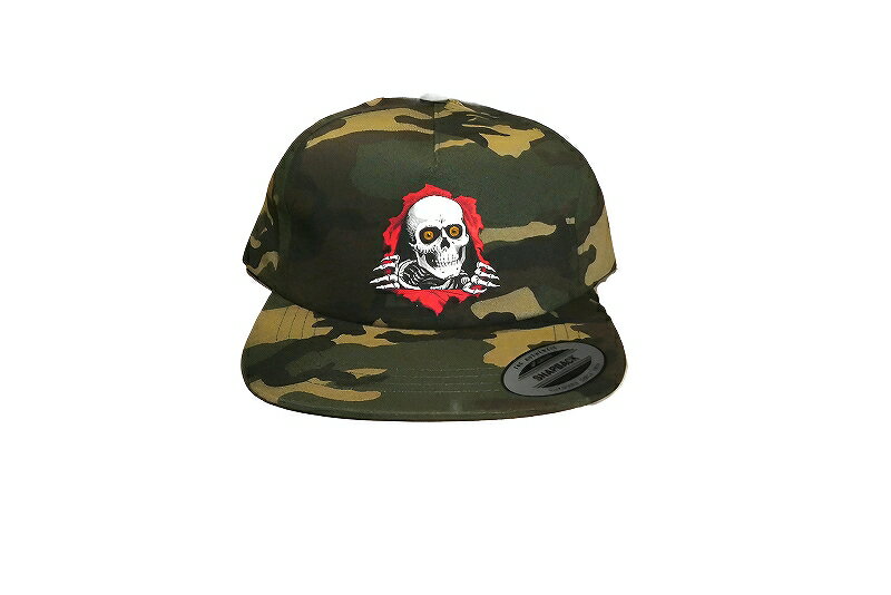Rakuten - POWELL PERALTA パウエル RIPPER リッパー プリント SNAPBACK コットン スナップバックキャップ CAMO カモ 迷彩