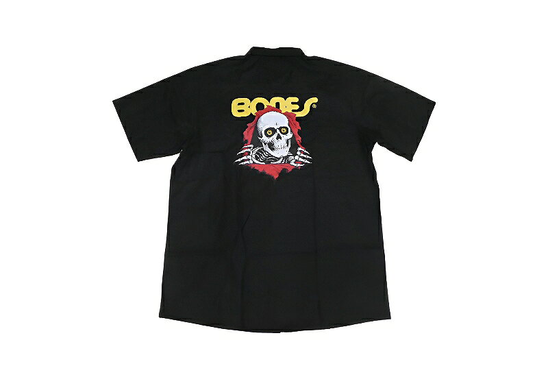 Rakuten - POWELL PERALTA パウエル RIPPER WORK SHIRT リッパー ノゾキボーンズ ワークシャツ BLACK 黒 ブラック