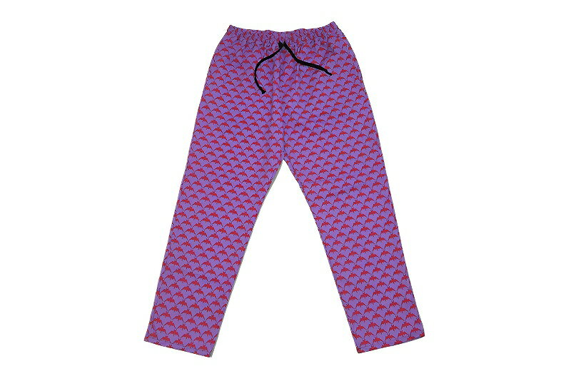 Rakuten - LIFE’S A BEACH ライフズアビーチ BAT LONG EASY PANTS バット コウモリ 総柄 ロング イージーパンツ PURPLE/RED 　パープル/レッド