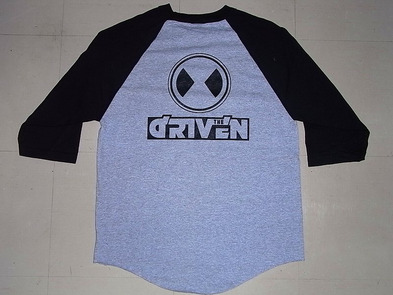 Rakuten - DRIVEN ドリブン ドットロゴ ラグラン七分袖Tシャツ 灰x黒 JASONJESSEE