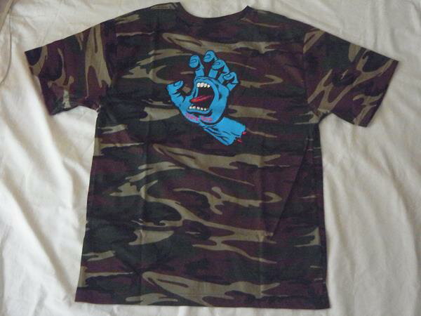 Rakuten - SANTA CRUZ サンタクルーズ CAMO HAND スクリーミングハンド 迷彩 Tシャツ カモ