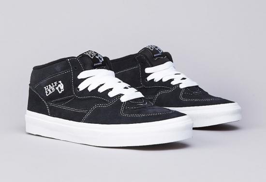 VANS バンズ HALF CAB 定番 ハーフキャブ 紺x白 スウェード ネイビー