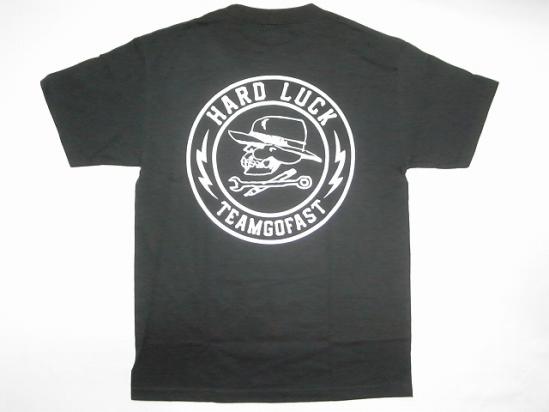 HARDLUCK ハードラック BOLTS FAST サンダーロゴ Tシャツ 黒 ブラック JASON JESSEE MARK GONZALES