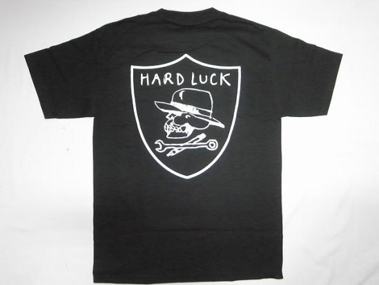 楽天JONNY BEEHARDLUCK ハードラック HARD SIX　EMB エンブレムロゴ Tシャツ 黒 ブラック JASON JESSEE MARK GONZALES