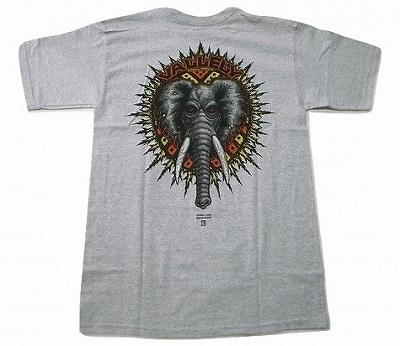 POWELL PERALTA パウエル MIKE VALLELY ELEPHANT マイク バレリー エレファント Tシャツ 灰 ヘザーグレー
