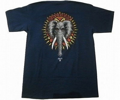 POWELL PERALTA パウエル MIKE VALLELY ELEPHANT マイク バレリー エレファント Tシャツ 紺 ネイビー