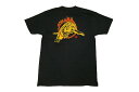 SANTA CRUZ サンタクルーズ SALBA TIGER CLUB CRACKLE INK サルバタイガークラブ Tシャツ　BLACK 黒 ブラック