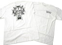 DOGTOWN ドッグタウン x SUICIDAL SKATES スーサイダル DTxST #5　S.T.LOGO&CROSS Tシャツ 白