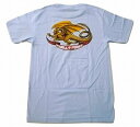 POWELL PERALTA パウエル OVAL DRAGON オーバルドラゴン Tシャツ POWDER BLUE パウダーブルー