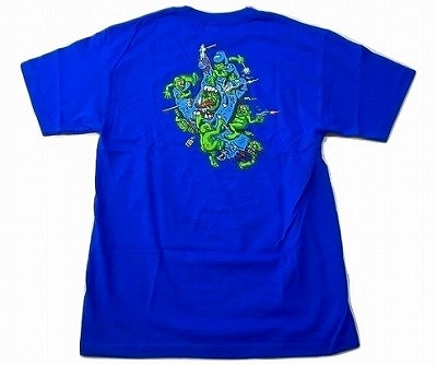 Rakuten - SANTACRUZ サンタクルーズ GREMLIN PATROL HAND グレムリンパトロールハンド Tシャツ 青 ロイヤル