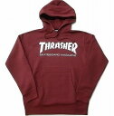 THRASHER XbV[ MAG LOGO MAGAZINE }KWS vI[o[t[hXEFbg t[fB[@p[J[ o[KfB[