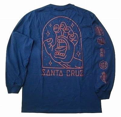 SANTACRUZ サンタクルーズ GATEWAY HAND ゲートウェイハンド ロングスリーブ ロンT HARBOR BLUE