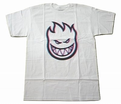 SPITFIRE スピットファイア OVERLAY BIGHEAD オーバーレイ ビッグヘッド Tシャツ 白