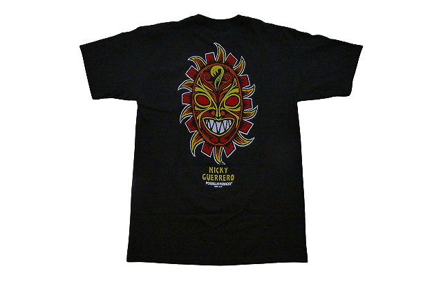 POWELL PERALTA パウエル NICKY GUERRERO MASK ニッキーゲレロ マスク Tシャツ BLACK 黒 ブラック