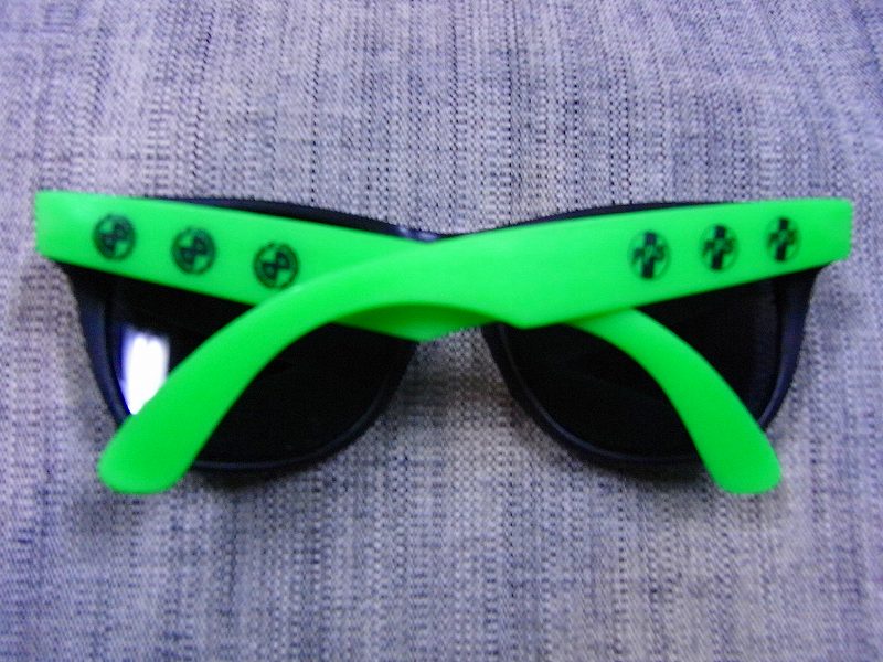 POCKETPISTOLS ポケットピストルズ　トイサングラス グリーンxブラック