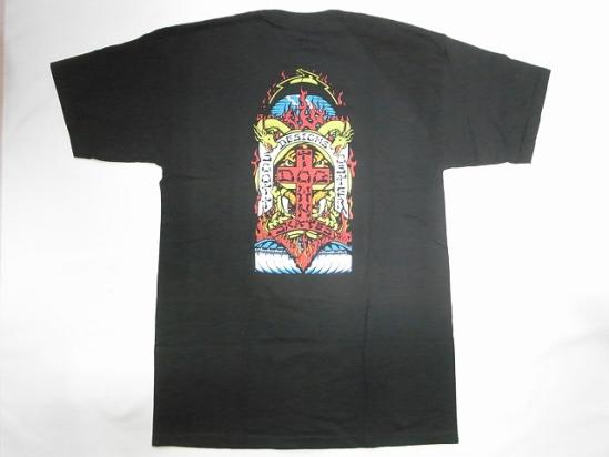DOGTOWN ドッグタウン SCOTT OSTER スコット オスター Tシャツ 黒xカラー