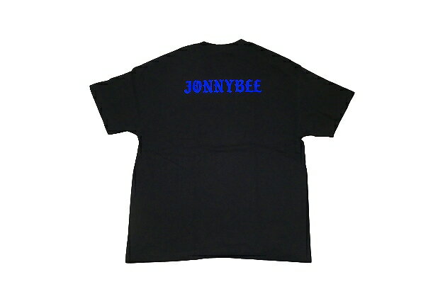 Rakuten - JONNY BEE　ジョニービー　23-2 OG2 オリジナル OLD ENGLISH オールドイングリッシュ バックプリント Tシャツ BLACK/ROYAL ブラック/ロイヤルブルー 黒x青