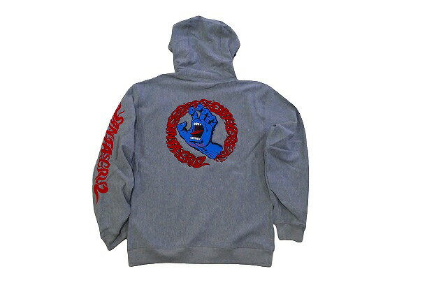 Rakuten - SANTACRUZ サンタクルーズ 50TH SCREAMING 50YEARS MIDWEIGHT SWEATSHIRT スクリーミングハンド プルオーバーフードスウェット ヘザーグレー