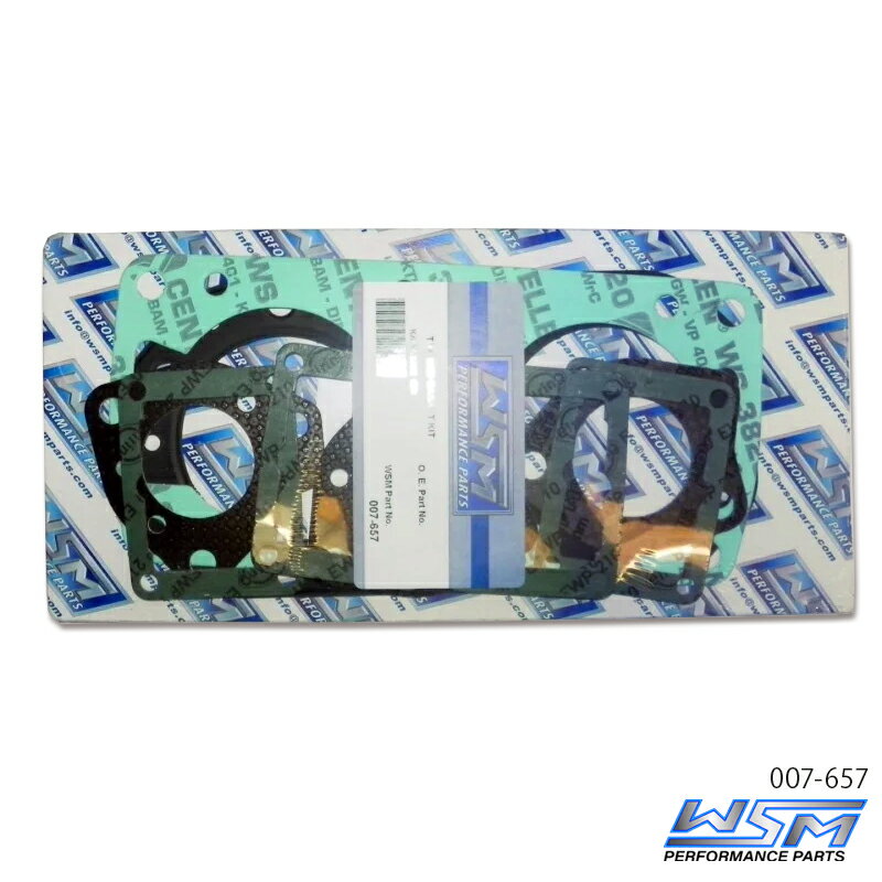 WSM KAWASAKI カワサキ トップエンドガスケットキット 650ALL TOP END GASKET KIT 007-657