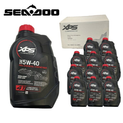 SEADOO シードゥー 純正品 XP-S シンセティックオイル 4ストローク 946ml×12本 5W-40 エンジンオイル BRP 9779492 SEADOO シードゥー 純正品 XP-S シンセティックオイル 4ストローク 946ml×12本 5W-40 エンジンオイル BRP 9779492