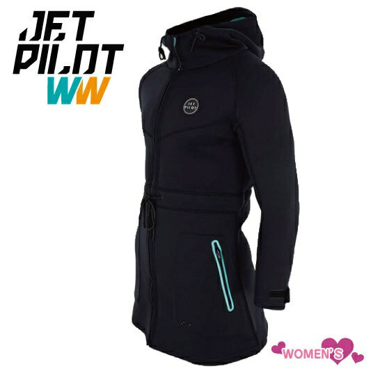 JETPILOT ジェットパイロット レディース ロング ツアーコート LONG TOUR COAT マリンコート 女性用 ジェットスキー ウエットスーツ PWC 防寒 アウター JA21264