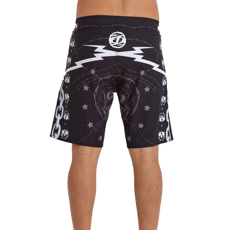 JETPILOT ジェットパイロット ボードショーツ メンズ THRILLSEEKER BOARDSHORT サーフパンツ 黒/白 30/32/34/36 S24908 2025新作