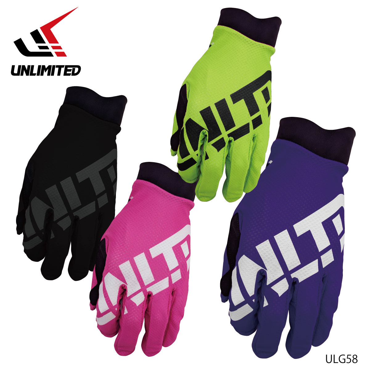 【2024新作】UNLIMITED X-LITE GLOVE4.0 スマホ操作 ジェットスキー マリンスポーツ X-LIGHT GLOVES アンリミテッド ULG58