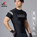 2025新作 UNLIMITED ラッシュガード HYDRO RASH GUARD 半袖 紫外線対策 ショートスリーブ ジェットスキー 黒 S-XXL ULR0622