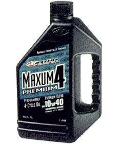 MAXUM 4 PREMIUM マクスム4プレミアム 【 4ストローク 10W40 1L×12本 】 MX-4401 MAXIMA エンジンオイルマキシマ