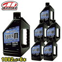 SUPER M スーパーM 混合専用 ( 2ストローク 1892ml×6本 ) MX-2364 MAXIMA エンジンオイル