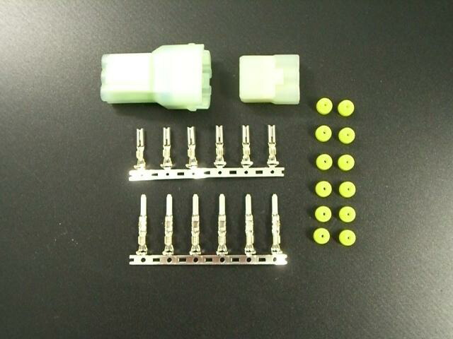 防水カプラー ( 6ピン ) JL2716 配線 配線パーツ コネクター 防水 ジェットスキー 水上バイク マリンジ..