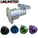 UNLIMITED アンリミテッド アルミ ビルジノズル ( 0° ) ホース刺口19mm 黒/銀/緑/青/紫 UL013