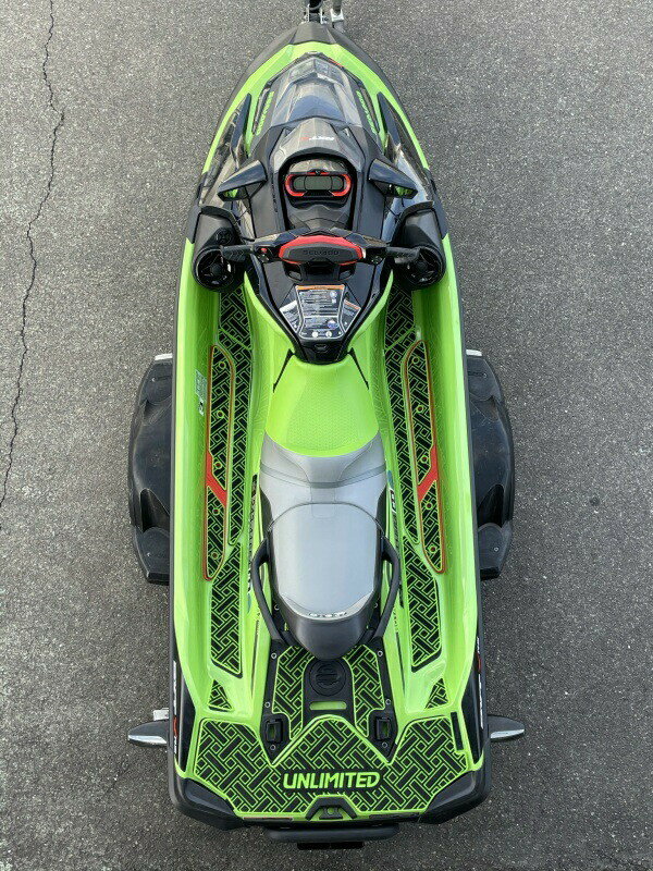 UNLIMITED デッキマット SEADOO RXT-X レクタングル 両面テープ付き 全10色 UL51131