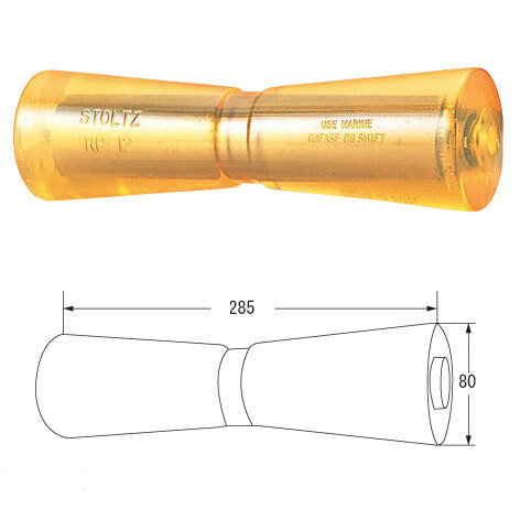 ■サイズ：全長285mmxФ80mm ■シャフト径：16.0mm