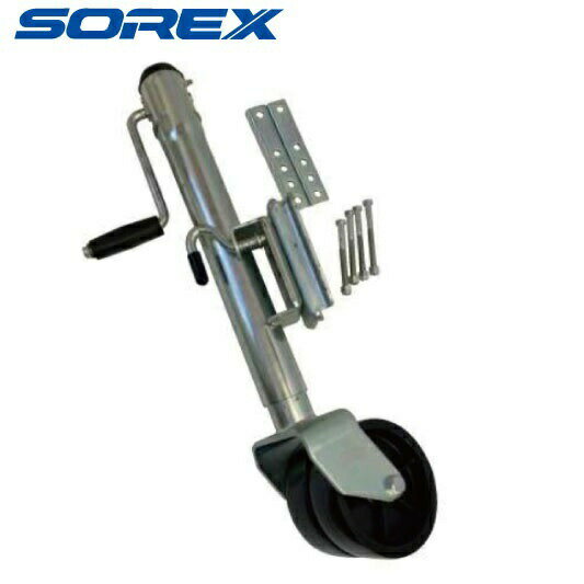 SOREX ダブルキャスタージャッキ トレーラージャッキ 1000LBS SRX-012