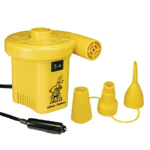 電動エアーポンプ 【シガーライター仕様】 32202 吸排気OKのコンパクトな空気入 バナナボート トーイングチューブ 浮き輪