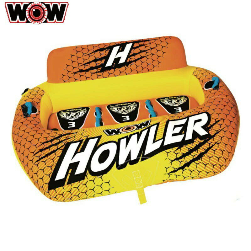 WOW ワオ HOWLER3 ハウラー3　3名 W20-1050 ウォータートーイ バナナボート トーイングチューブ　ゴムボート