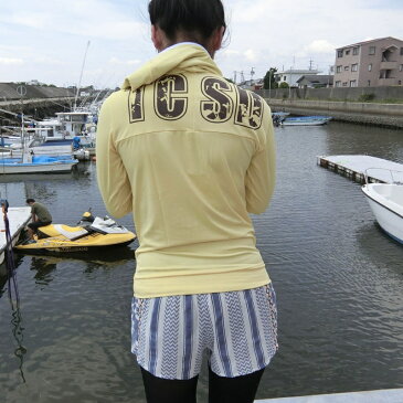 ネコポス送料無料【SALE】レディース ラッシュパーカー フロントファスナー ラッシュガード 女性 ジェットスキー 水上バイク ウエイクボード サーフィン