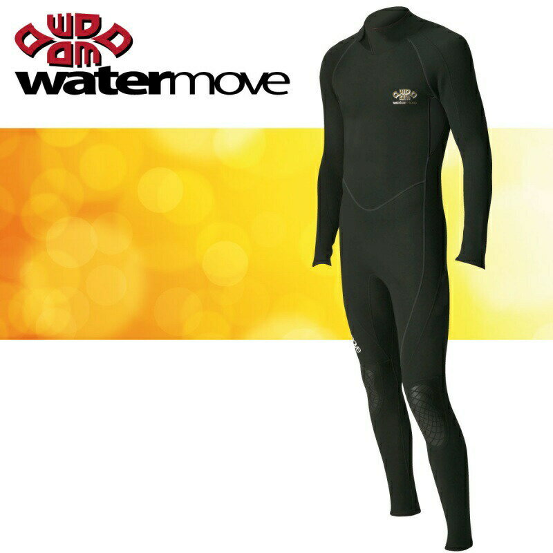 WATERMOVE スーパーライトスーツ 1.5mm ウエットスーツ 男性用 ジェットスキー 黒 M/ML/MLB/L WSL-381