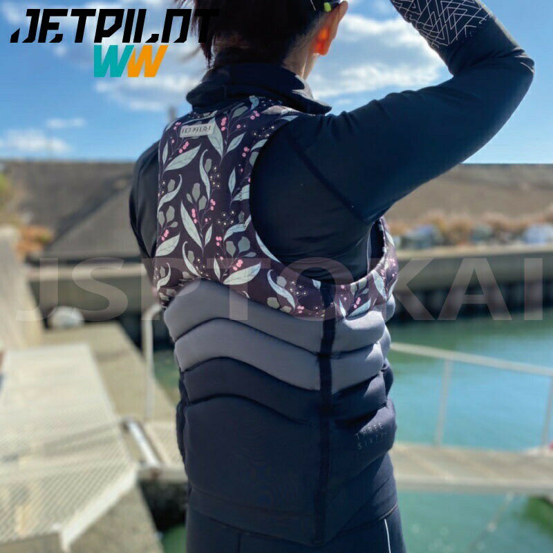 JETPILOT ジェットパイロット 女性用 ライフジャケット BEC QUANTUM F/E NEO VEST ウエイクボード ライフジャケット SUP ウエット WOMEN レディース JA21304 2