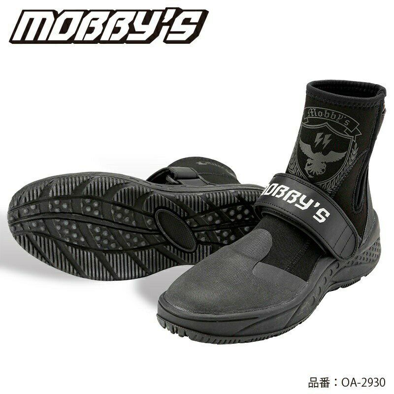 MOBBY'S モビーズ SPLASER ジェットブーツ 水上バイク マリンシューズ 黒 23-28cm OA-2930