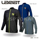LARIAT ファスナー付き ラッシュガード 長袖 UPF50+ サーフィン 水上バイク ジェットスキー 黒/紺/グレー M-XL LFG-382