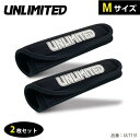 2枚セット タイダウン ベルト カバー ブラックM パッド トレーラー ボート ラッシングベルト ULT131BK-M2 ウエット UNLIMITED ジェットスキー ラチェット